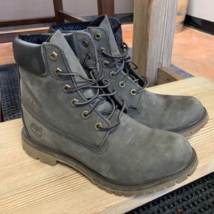 Timberland dark grey 6 inch boot